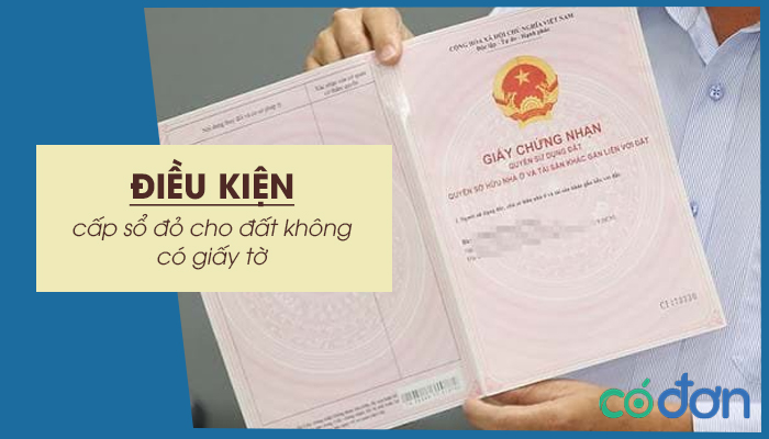 dieu kien cap so do cho dat khong co giay to