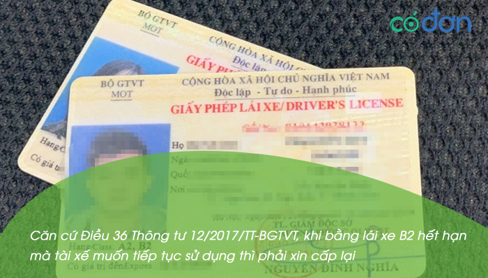 thoi han bang b2 bang lai xe b2 het han co phai thi lai khong 2