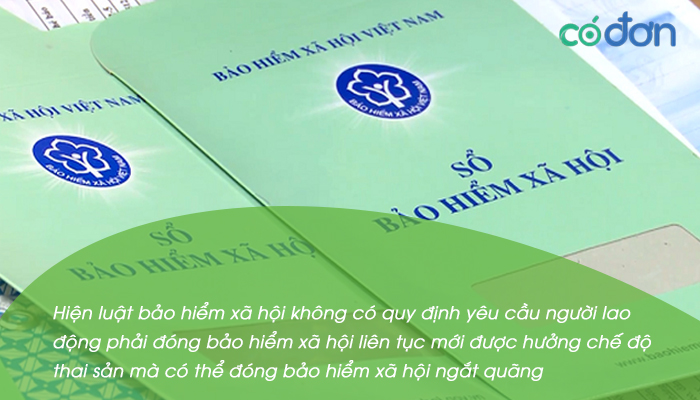 dong bao hiem xa hoi khong lien tuc co duoc huong che do thai san khong 2
