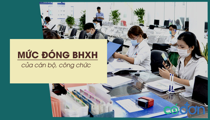 muc dong bhxh cua can bo cong chuc