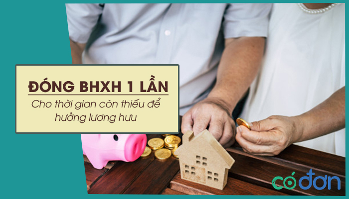 nld duoc dong bhxh mot lan cho thoi gian con thieu de huong luong huu