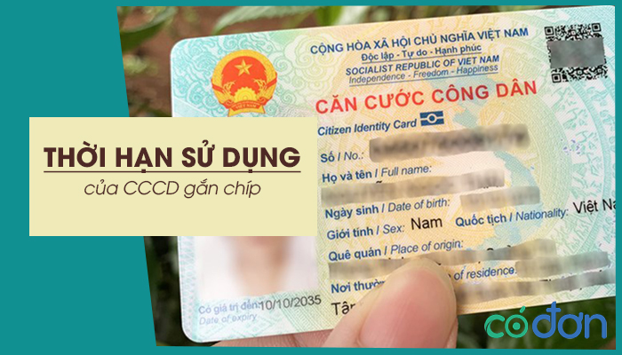 thoi han su dung cua cccd gan chip