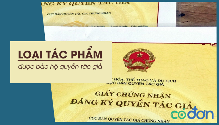 cac loai tac pham nao duoc bao ho quyen tac gia