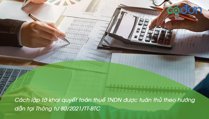 cach lap to khai quyet toan thue tndn theo tt80 3
