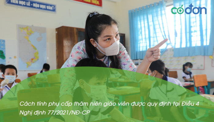 cach tinh muc tien phu cap tham nien hang thang voi giao vien 2