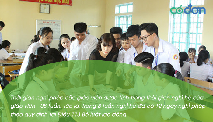 che do nghi phep cua giao vien moi nhat 2