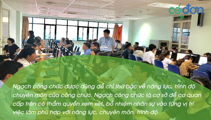 cong chuc la gi quy dinh ve ngach cong chuc 2