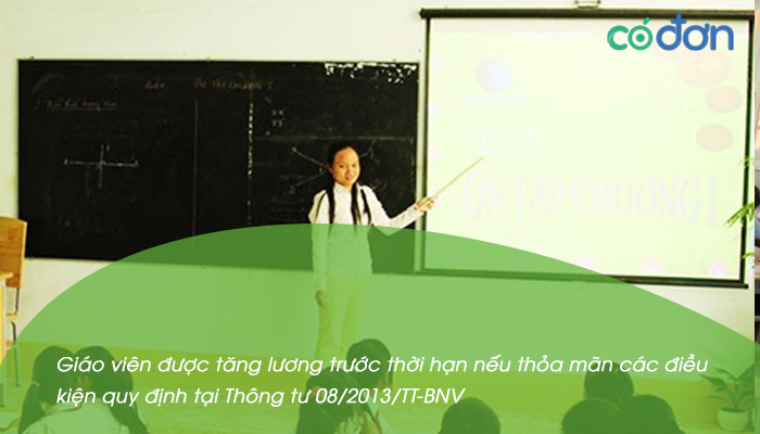 dieu kien de giao vien duoc tang luong truoc thoi han 2