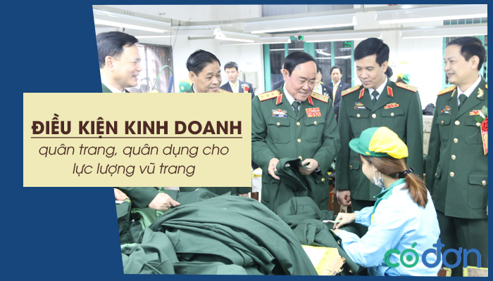 dieu kien kinh doanh quan trang quan dung cho luc luong vu trang
