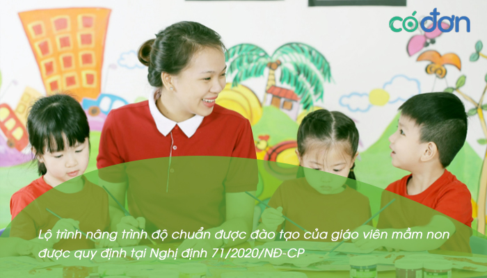 quy dinh ve trinh do chuan giao vien mam non moi nhat 2
