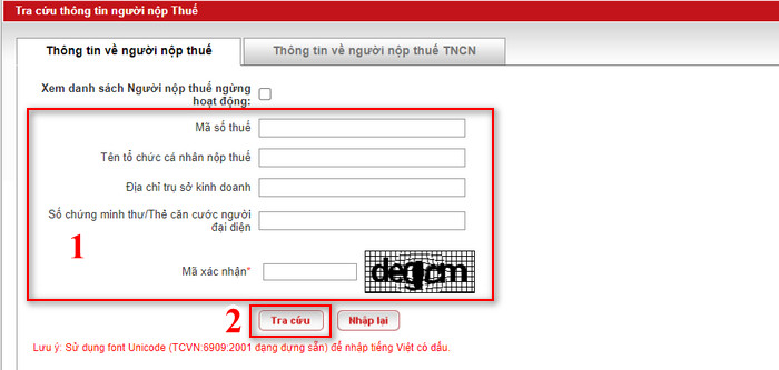 tra cuu ma so thue doanh nghiep 3