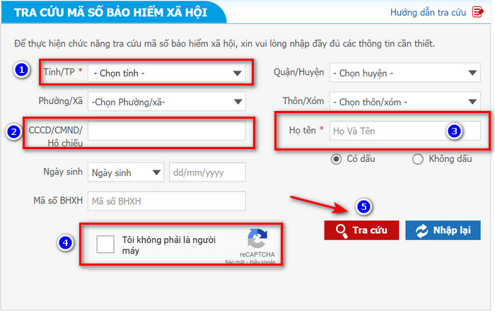 tra cuu the bao hiem y te 4