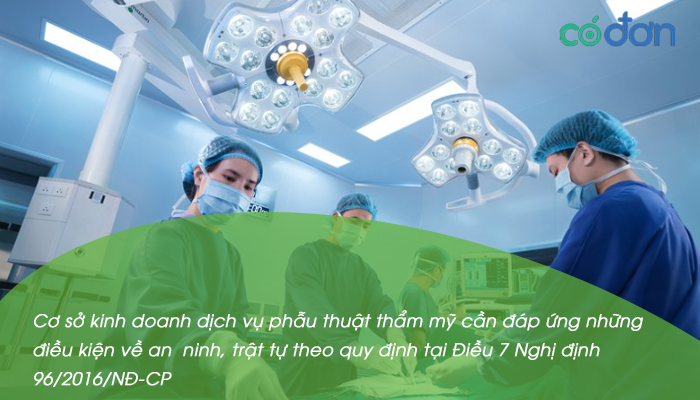 dieu kien kinh doanh dich vu phau thuat tham my 2