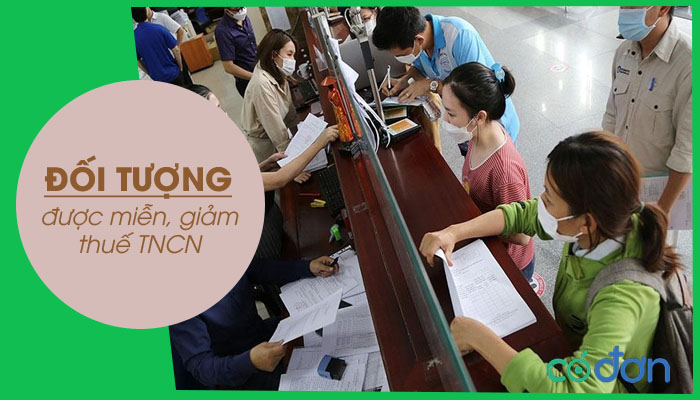 doi tuong duoc mien giam thue thu nhap ca nhan