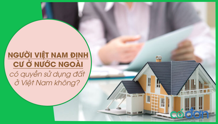 nguoi viet nam dinh cu o nuoc ngoai co quyen su dung dat o viet nam khong