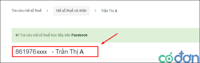 Tra ma so thue ca nhan bang the can cuoc