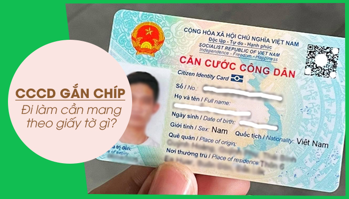 Di lam CCCD gan chip can mang theo giay to gi