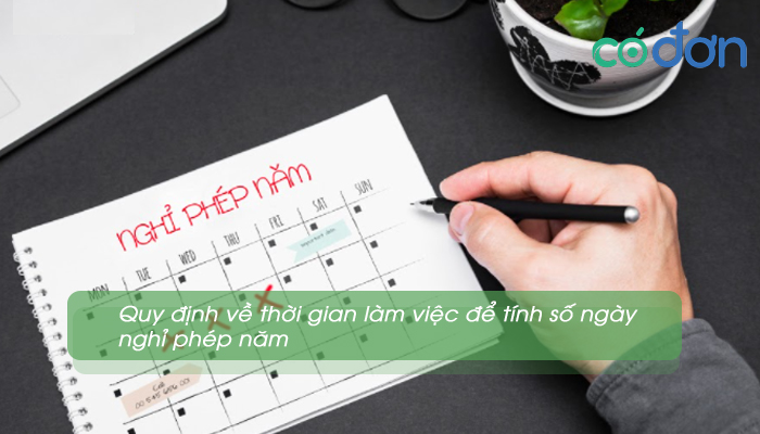 1 thang duoc nghi phep bao nhieu ngay
