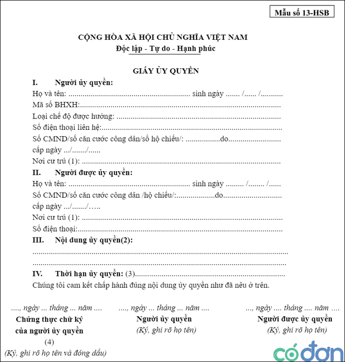 Mau uy quyen nhan luong huu moi nhat