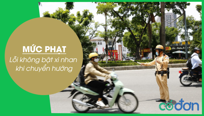 Muc phat loi khong bat xi nhan khi chuyen huong