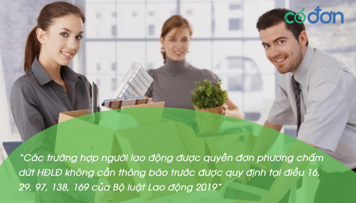 Truong hop nao nghi viec khong can bao truoc