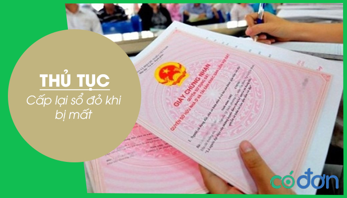 Thu tuc xin cap lai so do khi bi mat