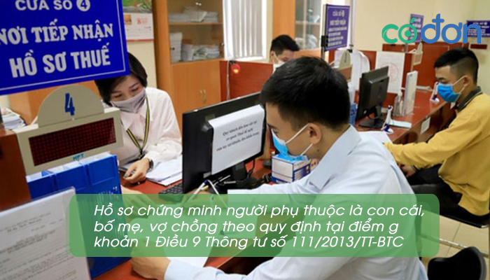 Ho so chung minh nguoi phu thuoc gom nhung gi