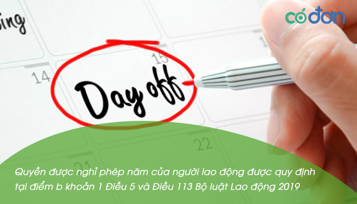 Luat nghi phep nam 2022