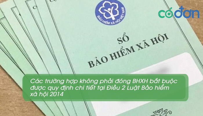 Cac truong hop khong phai dong BHXH nam 2022