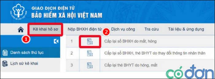 thu tuc cap lai so bao hiem xa hoi online qua mang 6