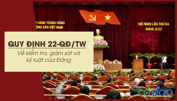 quy dinh 22 qd tw ve kiem tra giam sat va ky luat cua dang