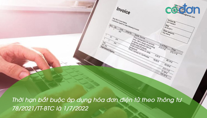thong tu 78 2021 tt btc ve hoa don dien tu 2