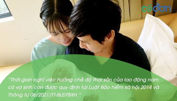 Vo sinh chong duoc huong che do gi