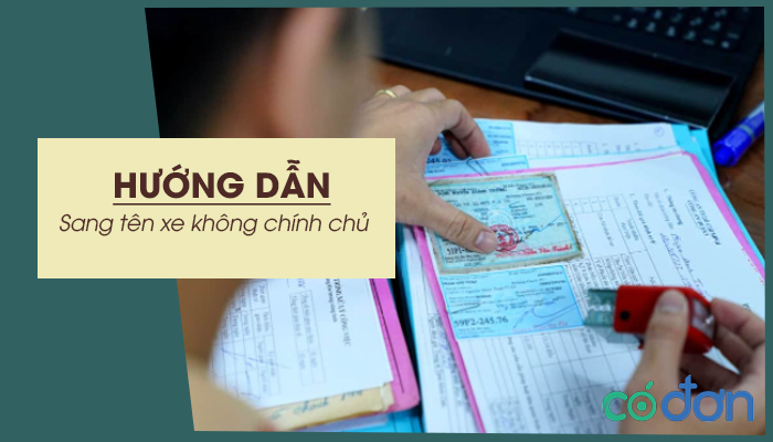 huong dan sang ten xe khong chinh chu