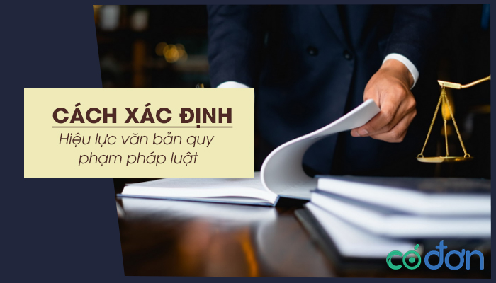 cach xac dinh hieu luc van ban quy pham phap luat