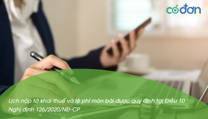 lich nop cac loai to khai thue le phi mon bai 2
