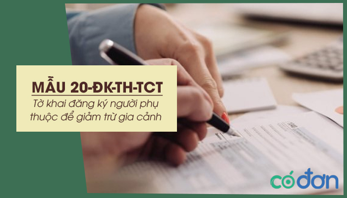 mau to khai dang ky nguoi phu thuoc de giam tru gia canh