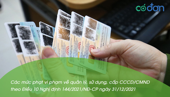 cac muc phat ve cccd cmnd 2