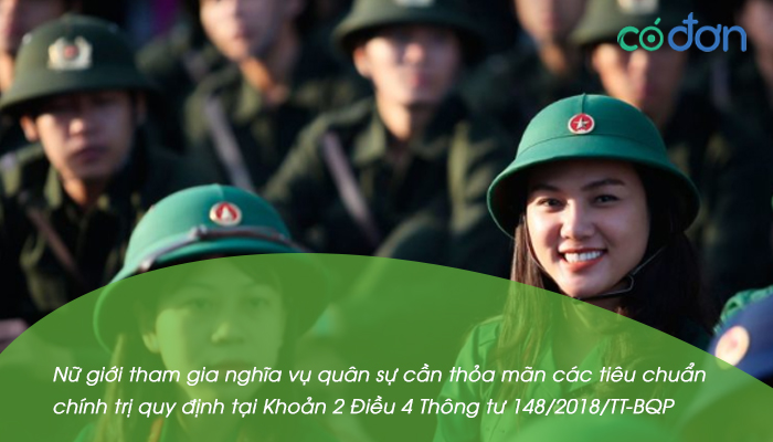 tieu chuan de nu gioi tham gia nghia vu quan su 2