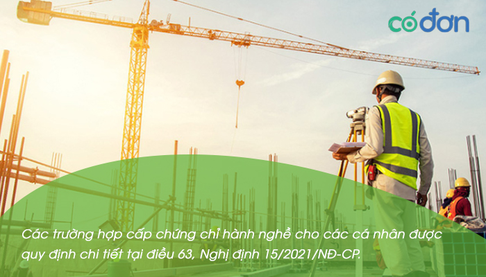 quy dinh ve chung chi hanh nghe hoat dong xay dung 2