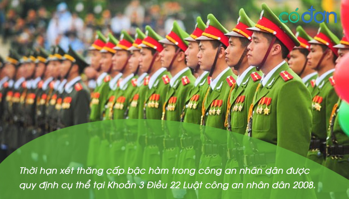 thoi gian xet thang cap bac ham cong an quan doi nhan dan 2