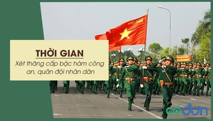 thoi gian xet thang cap bac ham cong an quan doi nhan dan