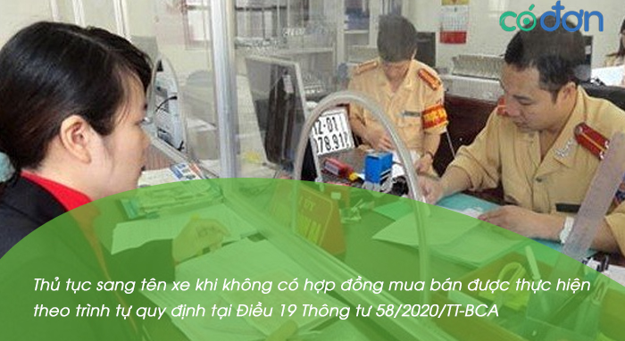 thu tuc sang ten xe khi khong co hop dong mua ban 2
