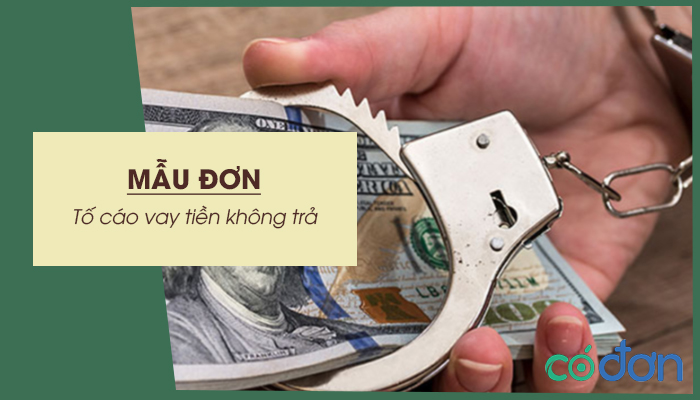mau don to cao vay tien khong tra