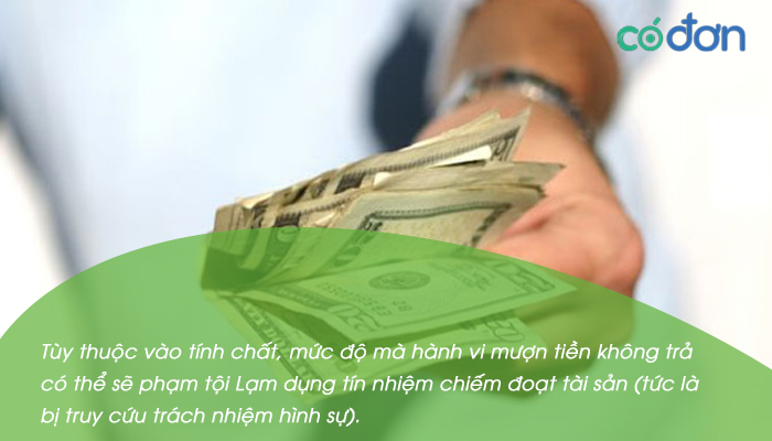 muon tien khong tra pham toi gi co bi di tu khong 2