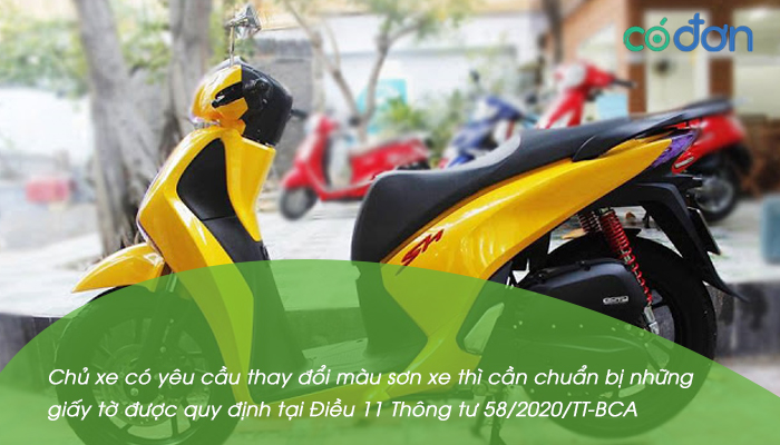 thu tuc thay doi mau son xe dung luat 2
