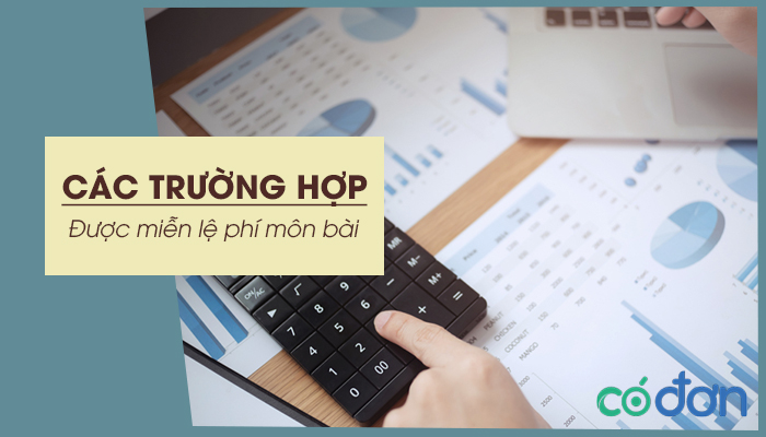 cac truong hop duoc mien le phi mon bai