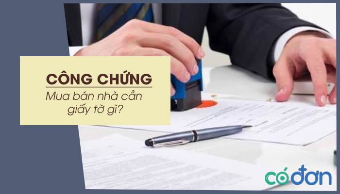 cong chung mua ban nha can giay to gi