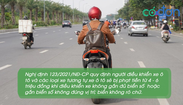 xe khong bien so phat bao nhieu tien 3