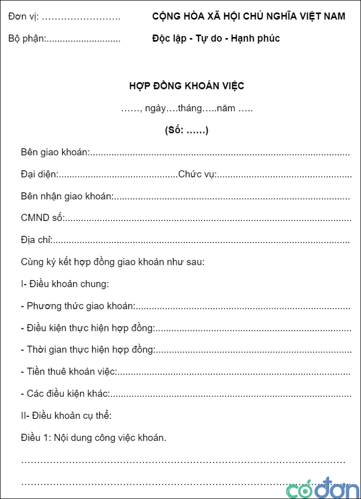 quy dinh ve hop dong khoan viec 4